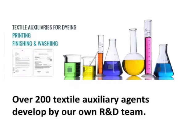 Textile Auxiliaries Manufacturer