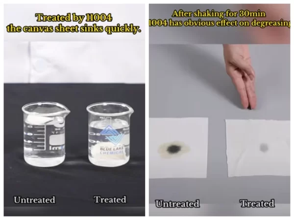 scouring agent test & wetting agent